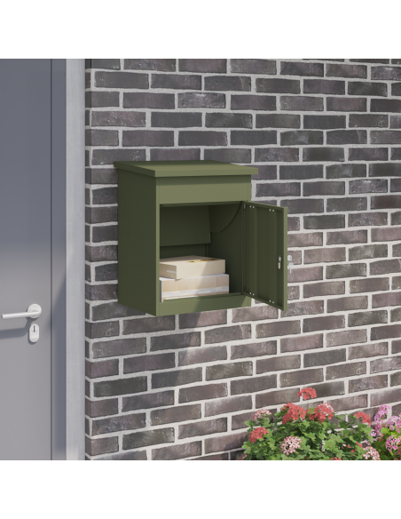 Cassetta per pacchi Oliver verde 44 x 35 x 59 cm Acciaio