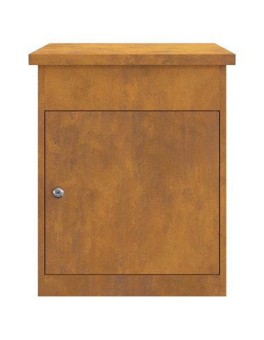 Cassetta per pacchi con archiviazione Ruggine 47.5 x 38 x 59 cm