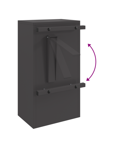 cassetta postalepastkastei Nero 30 x 20 x 55 cm Acciaio