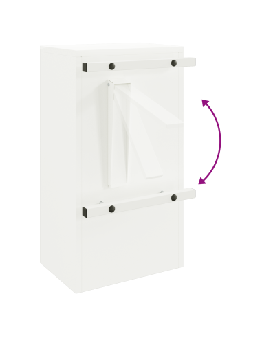 cassetta postalepastkastei Bianco 30 x 20 x 55 cm Acciaio