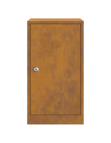 cassetta postalepastkastei con porta Ruggine 30 x 20 x 55 cm