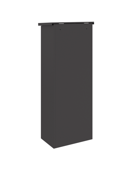 Cassetta per pacchi Nero 44.5 x 29 x 110.5 cm Acciaio