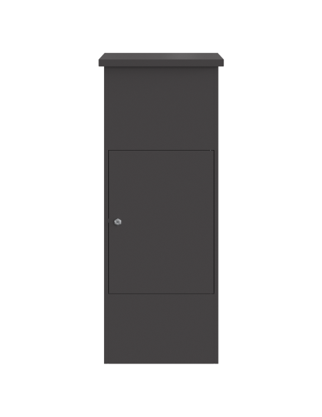 Cassetta per pacchi Nero 44.5 x 29 x 110.5 cm Acciaio