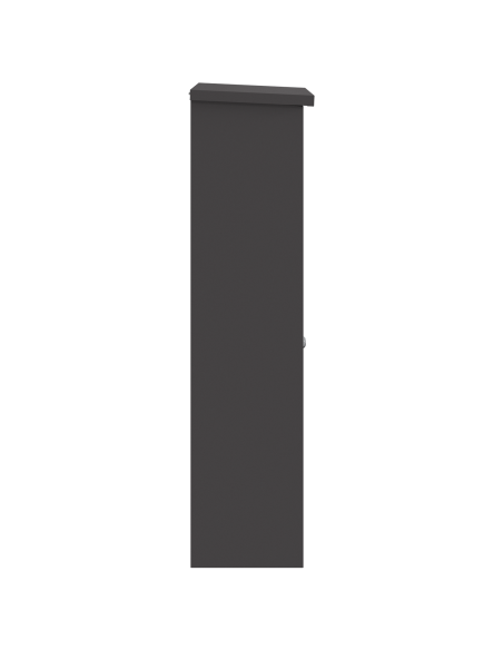 Cassetta per pacchi Nero 44.5 x 29 x 110.5 cm Acciaio