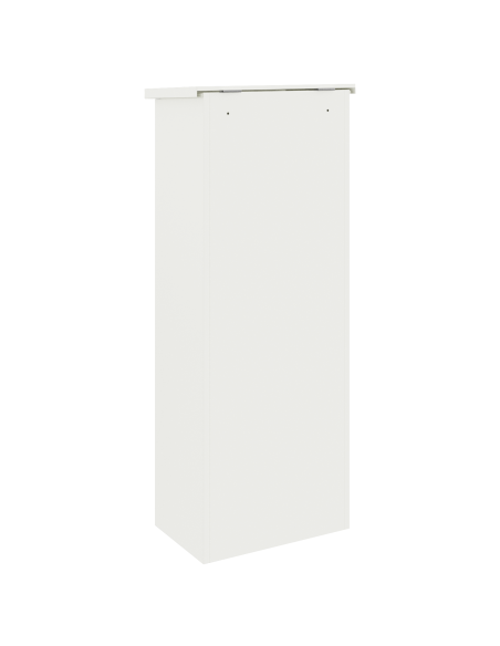 Cassetta per pacchi Bianco 44.5 x 29 x 110.5 cm Acciaio