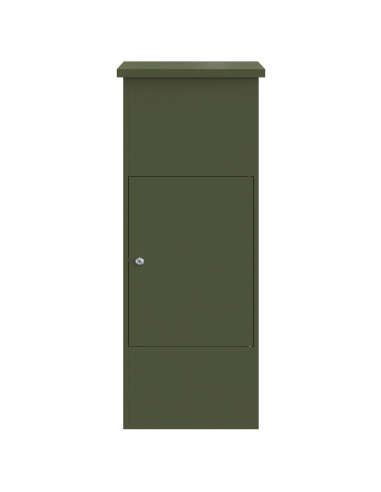 Cassetta per pacchi Oliver verde 44,5 x 29 x 110,5 cm Acciaio