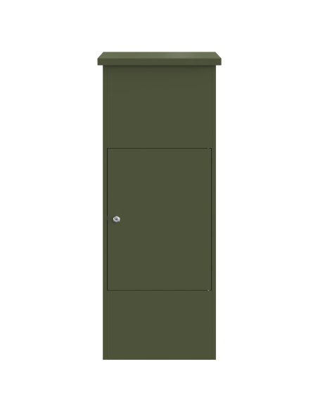 Cassetta per pacchi Oliver verde 44.5 x 29 x 110.5 cm Acciaio