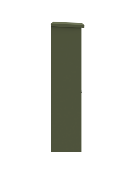 Cassetta per pacchi Oliver verde 44.5 x 29 x 110.5 cm Acciaio
