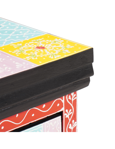 Armadio da Notte con cassetto Multicolore 40 x 30 x 28 cm