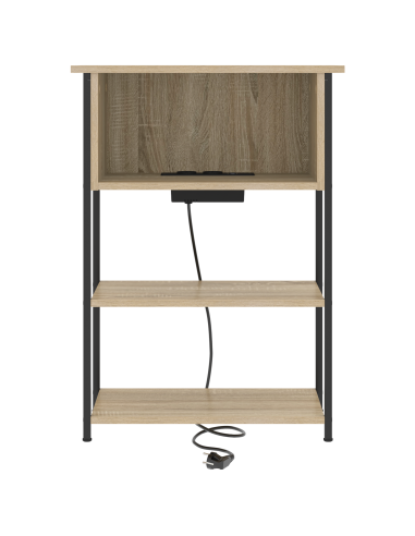 Armadio da Notte Rovere Sonoma 55 x 31 x 76 cm