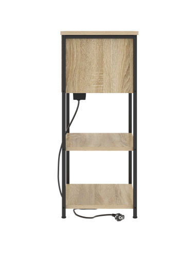 Armadio da Notte Rovere Sonoma 55 x 31 x 76 cm