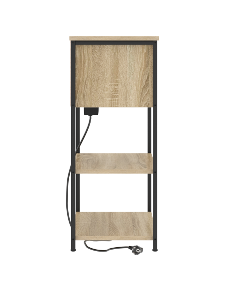 Armadio da Notte Rovere Sonoma 55 x 31 x 76 cm