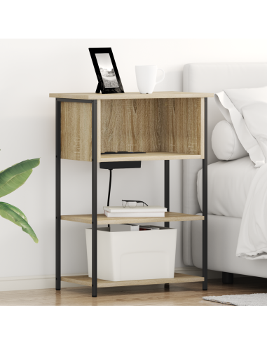 Armadio da Notte Rovere Sonoma 55 x 31 x 76 cm