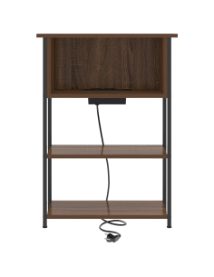 Armadio da Notte Rovere Marrone 55 x 31 x 76 cm 2