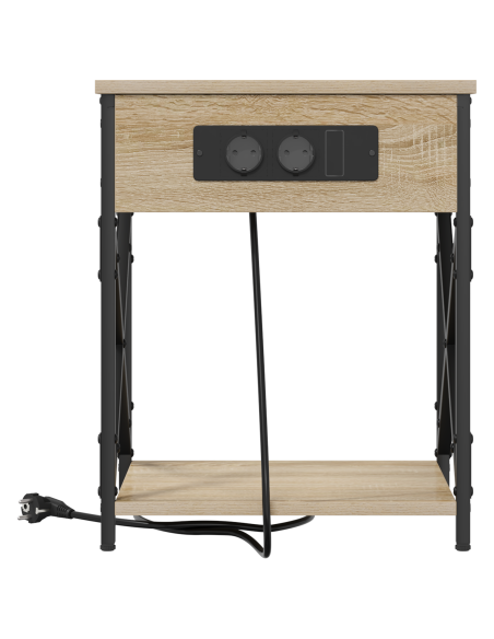Armadio da Notte con cassetto rovere sonoma 41 x 31 x 51 cm