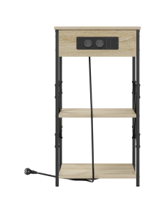 Armadio da Notte con lo scaffale Rovere Sonoma 41 x 31 x 76 cm 2