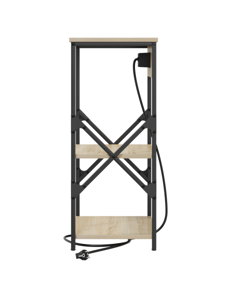 Armadio da Notte con lo scaffale rovere sonoma 41 x 31 x 76 cm