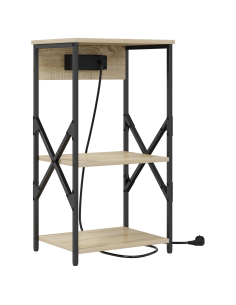 Armadio da Notte 2 pcs Rovere Sonoma 41 x 31 x 76 cm 2