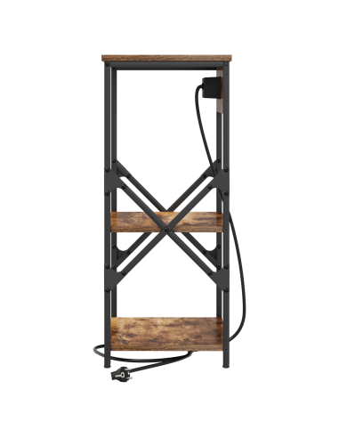 Armadio da Notte Rovere fumé 41 x 31 x 76 cm Legno multistrato