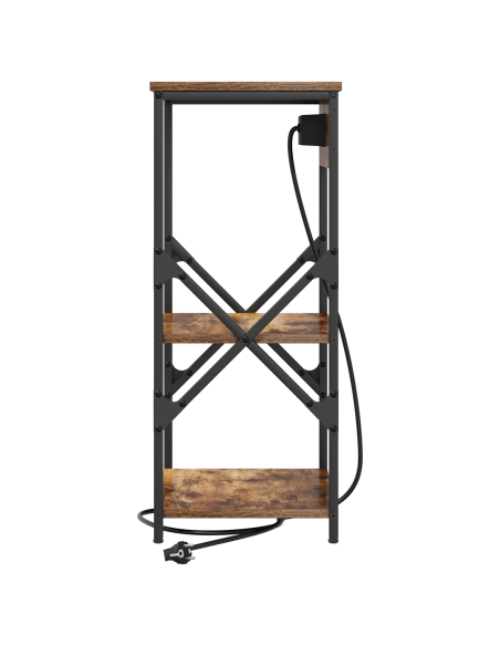 Armadio da Notte Rovere fumé 41 x 31 x 76 cm Legno multistrato