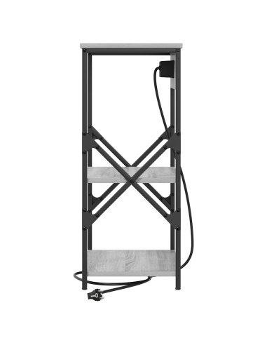 Armadio da Notte 2 pcs Grigio Sonoma 41 x 31 x 76 cm