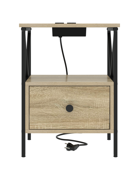 Armadio da Notte con cassetto rovere sonoma 41.5 x 40.5 x 55 cm
