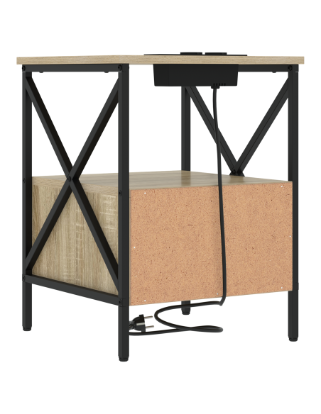 Armadio da Notte 2 pcs rovere sonoma 41.5 x 40.5 x 55 cm
