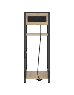 Armadio da Notte Rovere Sonoma 40 x 27 x 76 cm 2