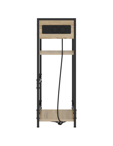 Armadio da Notte Rovere Sonoma 40 x 27 x 76 cm