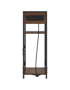 Armadio da Notte Rovere Marrone 40 x 27 x 76 cm 2