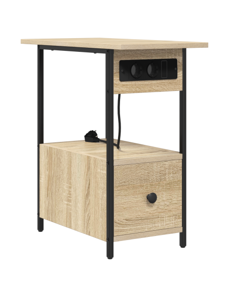 Armadio da Notte con cassetto rovere sonoma 60 x 30 x 61 cm