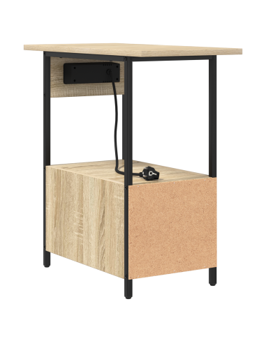 Armadio da Notte con cassetto Rovere Sonoma 60 x 30 x 61 cm