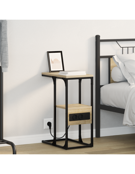 Armadio da Notte con cassetto rovere sonoma 41.5 x 26 x 60.5 cm