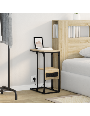 Armadio da Notte con cassetto rovere sonoma 41.5 x 26 x 60.5 cm