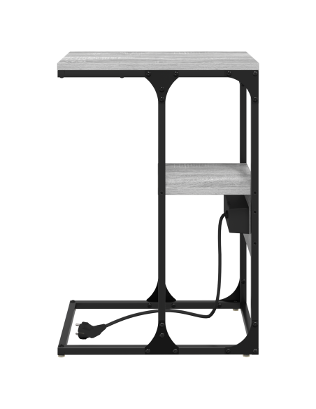 Comodino Grigio sonoma 41.5 x 26 x 60.5 cm Legno multistrato