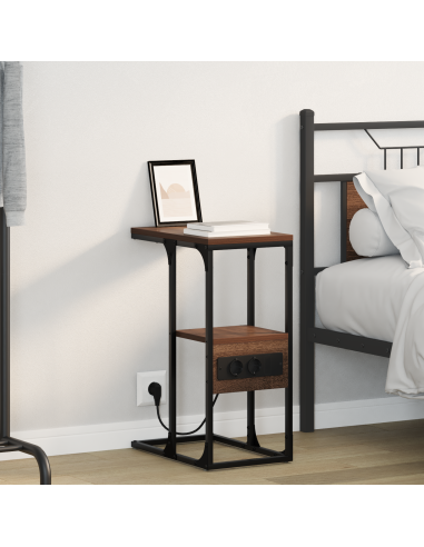 Armadio da Notte Rovere marrone 41.5 x 26 x 60.5 cm