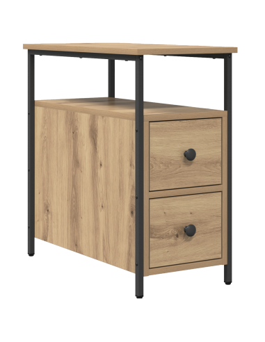 Armadio da Notte rovere artigianale 30 x 60 x 60 cm