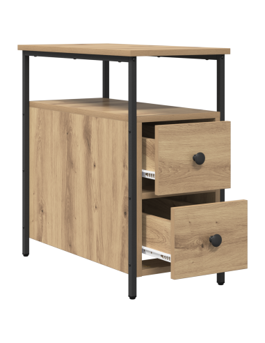 Armadio da Notte rovere artigianale 30 x 60 x 60 cm