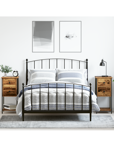 Armadio da Notte 2 pcs Legno vecchio 32 x 42 x 70 cm