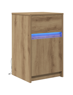 Armadio da Letto LED rovere artigianale 38 x 34 x 61 cm 2