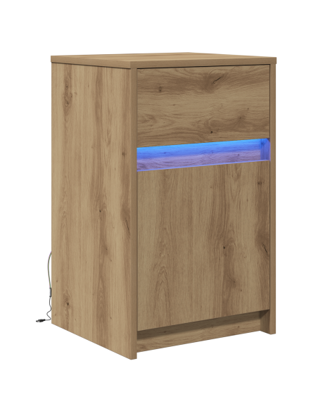 Armadio da Letto LED rovere artigianale 38 x 34 x 61 cm