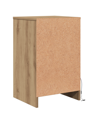 Armadio da Letto LED rovere artigianale 38 x 34 x 61 cm