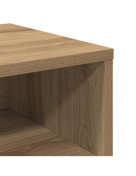 Armadio da Notte 2 pcs rovere artigianale 40 x 30 x 30 cm