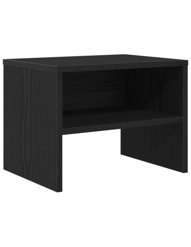 Armadio da Notte 2 pcs Rovere nero 40 x 40 x 30 cm