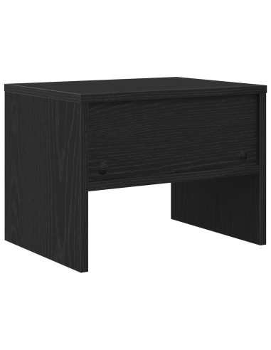 Armadio da Notte 2 pcs Rovere nero 40 x 40 x 30 cm