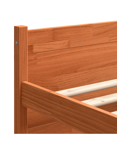 Struttura del letto Marrone cerato 205.5 x 95.5 x 51 cm