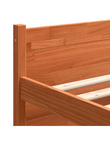Struttura del letto Marrone cerato 205.5 x 95.5 x 51 cm