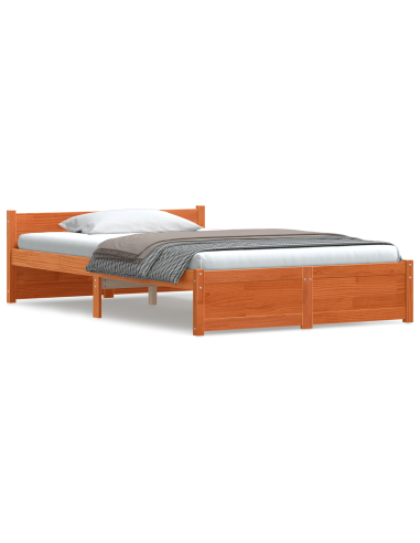 Struttura del letto Marrone cerato 205.5 x 95.5 x 51 cm