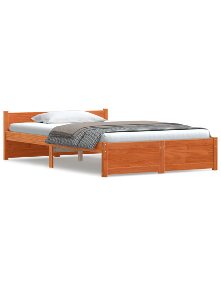 Struttura del letto Marrone cerato 205.5 x 95.5 x 51 cm