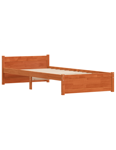 Struttura del letto Marrone cerato 205.5 x 95.5 x 51 cm